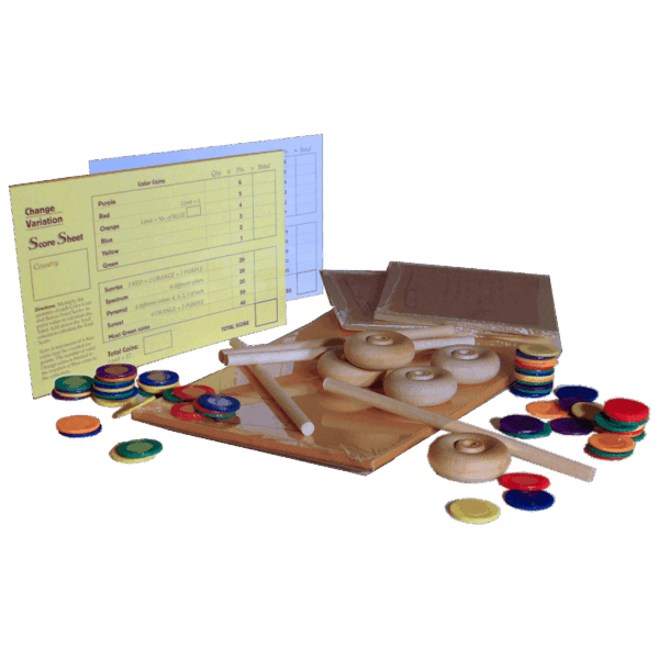Common Currency: The Cooperative Competition Game game pieces