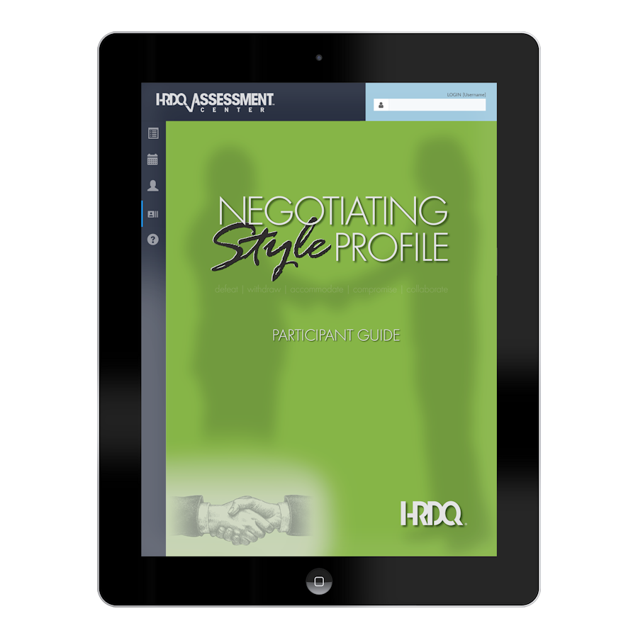 Negotiating Style Profile - Online Assessment - Image 1