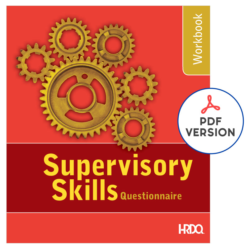 Supervisory Skills Questionnaire - PDF Version Workbook Single Copy
