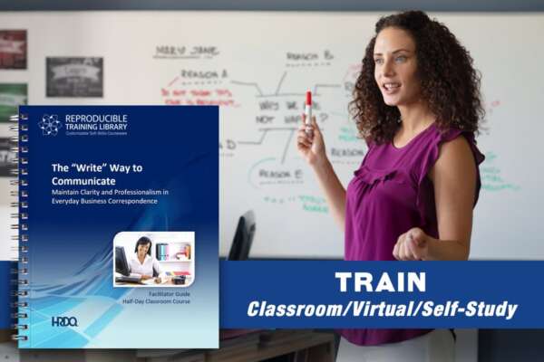 The "Write" Way to Communicate Customizable Course - HRDQ